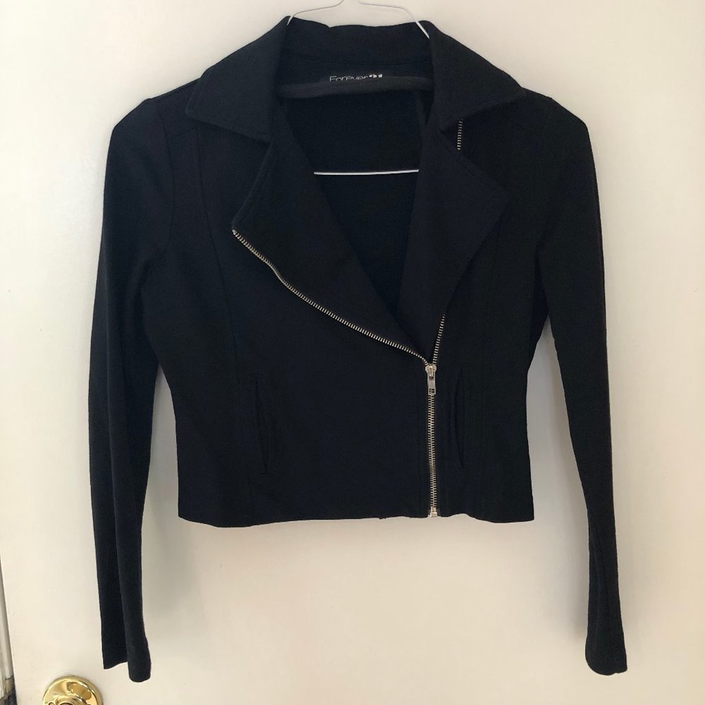 Cropped, Biker Jacket